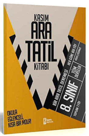 8. Sınıf Kasım Ara Tatil Kitabı