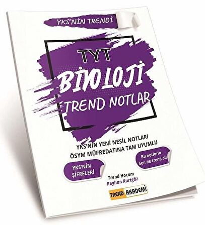 Yks'Nin Trendi Tyt Biyoloji Soru Çözdüren Trend Notlar