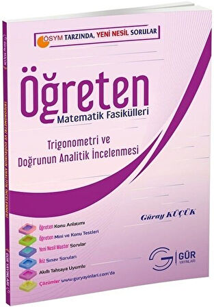 Gür Yayınları Matematik Fasikülleri Trigonometri ve Doğrunun Analitik İncelenmesi