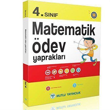 Mutlu Yayınları 4. Sınıf Matematik Ödev Yaprakları Yeni Nesil