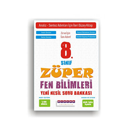 8. Sınıf Züper Fen Bilimleri Soru Modülleri