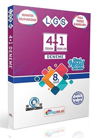 8.Sınıf LGS 4+1 Özgün Deneme KöşeBilgi Yayınları