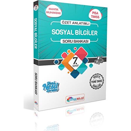 7.Sınıf Sosyal Bilgiler Soru Bankası KöşeBilgi Yayınları