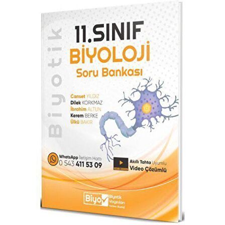 BİYOTİK 11.SINIF BİYOLOJİ SORU BANKASI