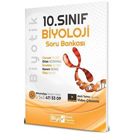 10. Sınıf Biyoloji Biyotik Soru Bankası