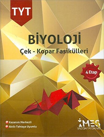 TYT Biyoloji Çek Kopar Fasikülleri 4 Etap