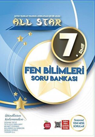 Newton 7.Sınıf All Star Fen Bilgisi Soru Bankası