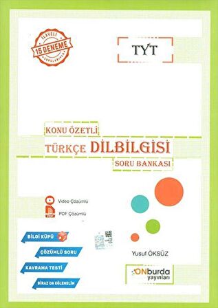 TYT Türkçe Dil Bilgisi Konu Özetli Soru Bankası