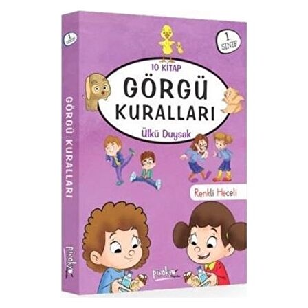 1. Sınıf Görgü Kuralları Serisi (10 Kitap Takım)