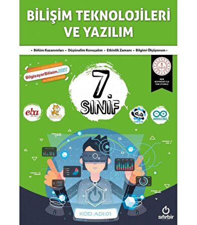 Sıfırbir Yayınları 7. Sınıf Bilişim Teknolojileri Ve Yazılım