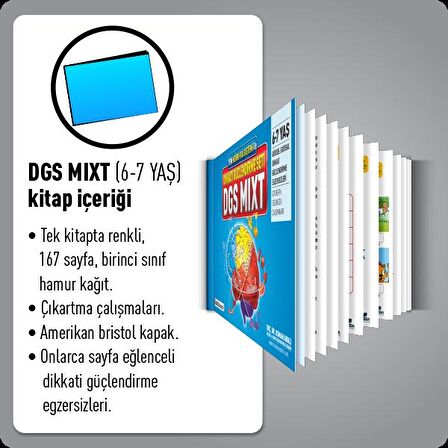 DGS Mixt Dikkati Güçlendirme Seti 6-7 Yaş