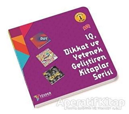 IQ Dİkkat ve Yetenek Geliştiren Kitaplar Serisi Level 1 (3 Kitap Takım) 5+ Yaş