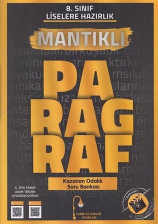 8. Sınıf Paragraf Mantıklı Soru Bankası Edebiyat Sokağı