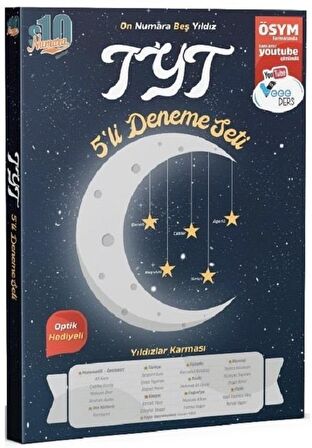 Son Numara YKS TYT Yıldızlar Karması 5 li Deneme Seti