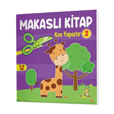 Kes Yapıştır - Makaslı Kitap Seti (Makas Hediyeli) (3-6 Yaş)