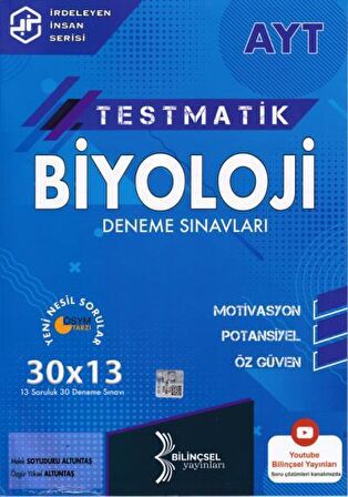 AYT Testmatik Biyoloji Deneme Sınavları