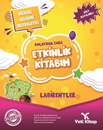 Kolaydan Zora Etkinlik Kitabım - Labirentler