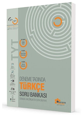 TYT Türkçe Soru Bankası Deneme Tadında Yayınları