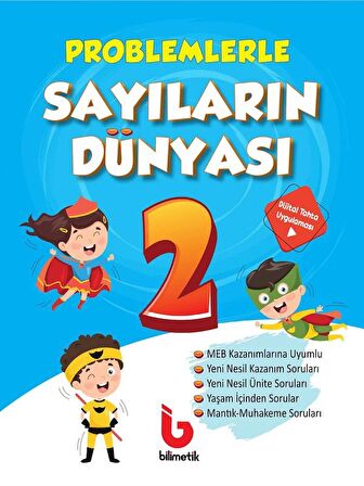 2.SINIF  PROBLEMLERLE SAYILARIN DÜNYASI  Yeni Nesil    BİLİMETİK YAYINLARI