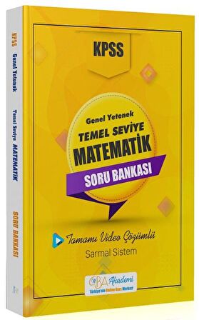 KPSS Temel Seviye Matematik Soru Bankası CBA Yayınları
