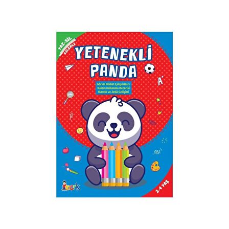 Yetenekli Panda - Yaz-Sil Kalemli