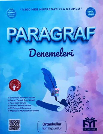 Orta Okullar İçin Paragraf Denemeleri 