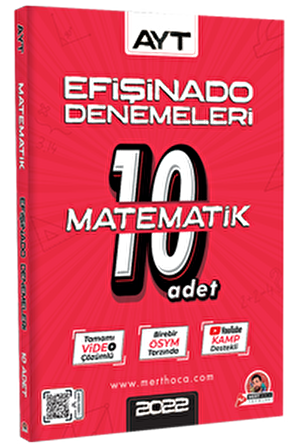 Mert Hoca AYT Efişinado Matematik Denemeleri - 10’lu Deneme