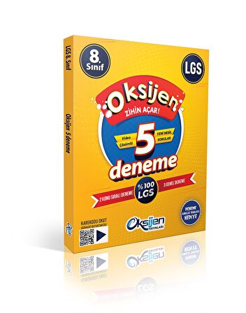 Oksijen Lgs 8.sınıf 5 Deneme