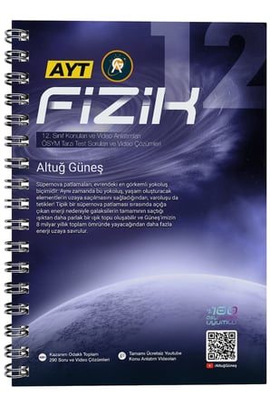 AYT Fizik 2. Kitap 12. Sınıf Konuları ve Video Anlatımları Altuğ Güneş