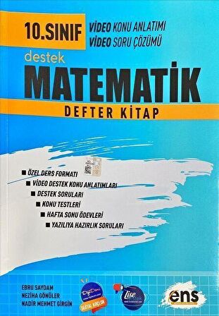 10. Sınıf Matematik Destek Defter Kitap