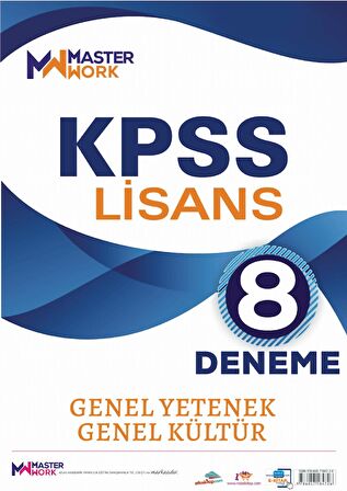 KPSS Lisans / Genel Yetenek - Genel Kültür 8 Deneme