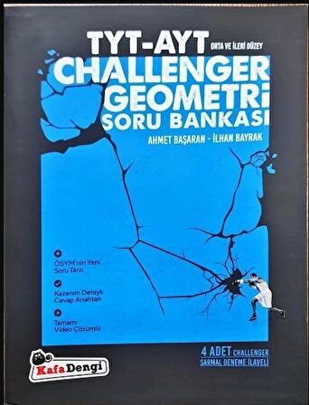 TYT Challenger Geometri Soru Bankası (Tümü Video Çözümlü)