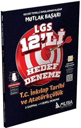 Mutlak Başarı LGS 8.Sınıf T.C. İnkılap Tarihi ve Atatürkçülük 12 Li Hedef Deneme