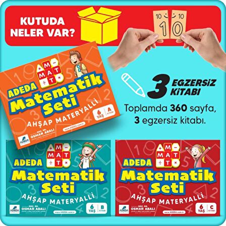 Adeda Mat Mat Matematik Seti 6 Yaş