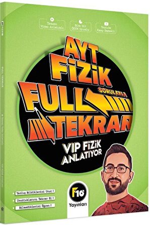 F10 AYT Fizik Full Tekrar Video Ders Notları 2023