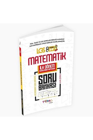 2026 8.Sınıf LGS Matematik 1.DÖNEM Dijital Çözümlü Soru Bankası