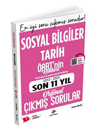 Dizgi ÖABT nin Rehberi Sosyal Bilgiler Öğretmenliği Tarih Son 11 Yıl Çıkmış Sorular Dizgi Kitap