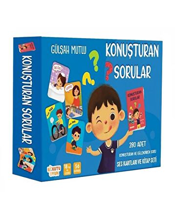 Konuşturan Sorular Ses Kartları ve Kitap Seti Timaş Çocuk