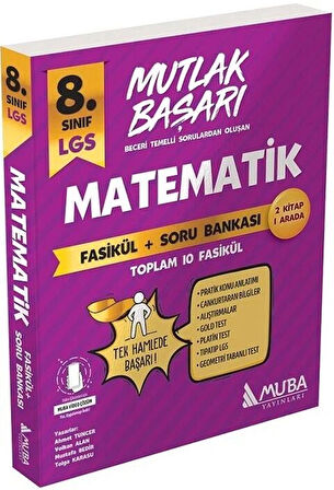 LGS 8. Sınıf Matematik Mutlak Başarı Fasikül Konu Anlatımı ve Soru Bankası