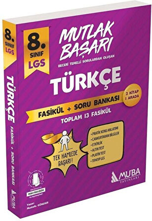 LGS 8. Sınıf Türkçe Mutlak Başarı Fasikül ve Soru Bankası