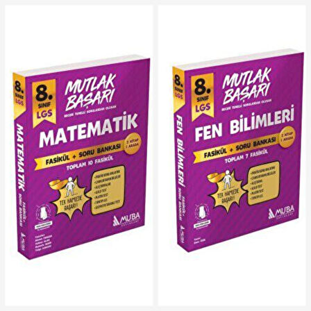 Muba Lgs Matematik & Fen Fasikül + Soru Bankası