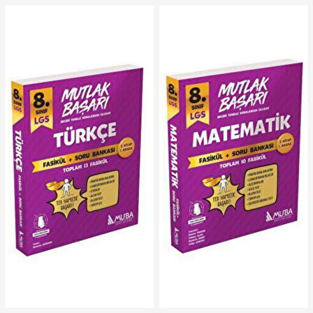 Muba Lgs Türkçe & Matematik Fasikül+ Soru Bankası