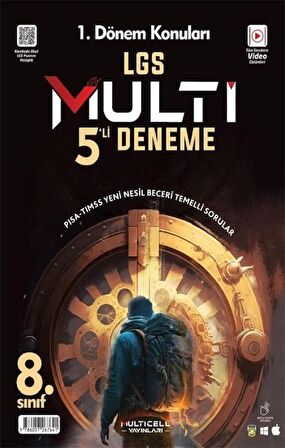 Multicell Yayınları Lgs Multi 5'Li Deneme (1. Dönem Konuları)