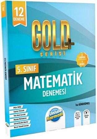 5. Sınıf Matematik Gold 12 Deneme Ünlüler Karması