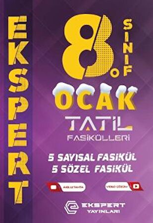8. Sınıf Ekspert Ocak Tatil Fasikülleri