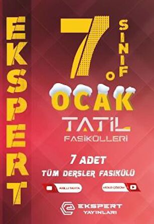 7. Sınıf Ekspert Ocak Tatil Fasikülleri