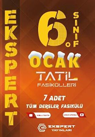 6. Sınıf Ekspert Ocak Tatil Fasikülleri