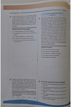 2026 KPSS ÖSYM Arşivi Çıkmış Soru Karma Genel Yetenek Genel Kültür D. Çözümlü Deneme 10/4.Kitapçık