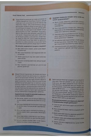 2026 KPSS ÖSYM Arşivi Çıkmış Soru Karma Genel Yetenek Genel Kültür D. Çözümlü Deneme 10/5.Kitapçık