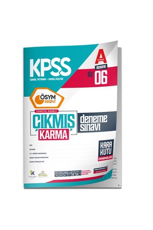 2026 KPSS ÖSYM Arşivi Çıkmış Soru Karma Genel Yetenek Genel Kültür D. Çözümlü Deneme 10/6.Kitapçık